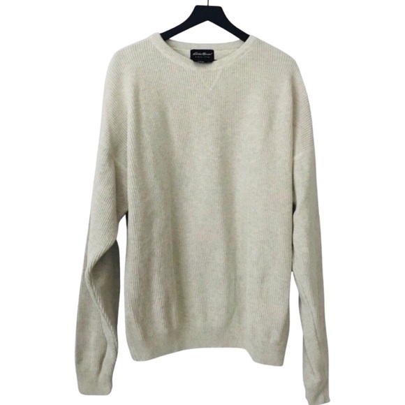 Eddie Bauer Men’s Crewneck Ribbed Knit Pullover Sweater - Picture 1 of 6